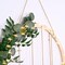 Large Round Picture Frames Collage Wall Decor 23.62" Wood Collage Picture Frames DIY Photo Collage Frame with 50 Clips and LED Light for Wedding Season Baby Shower Christmas Holiday Gift